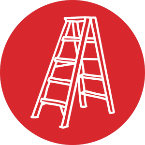 Ladder for painting icon