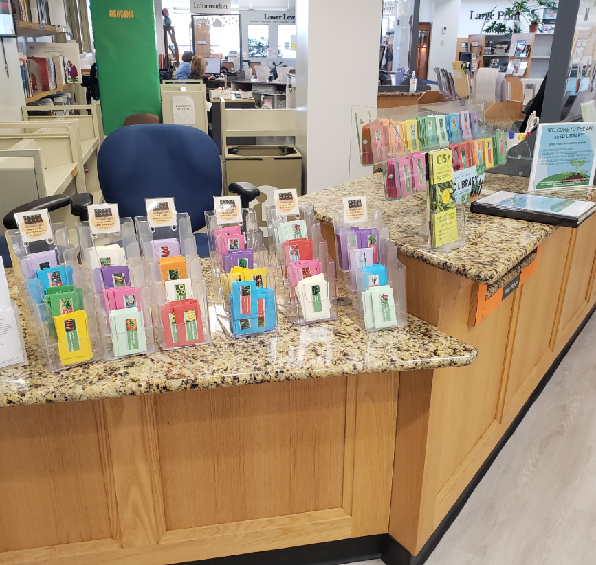 Seed library display
