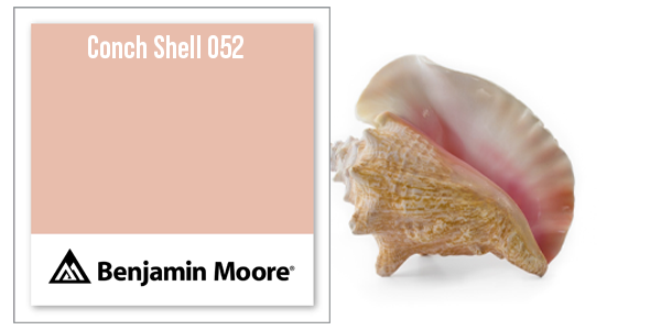 Conch Shell by Benjamin Moore. Paint Code 052