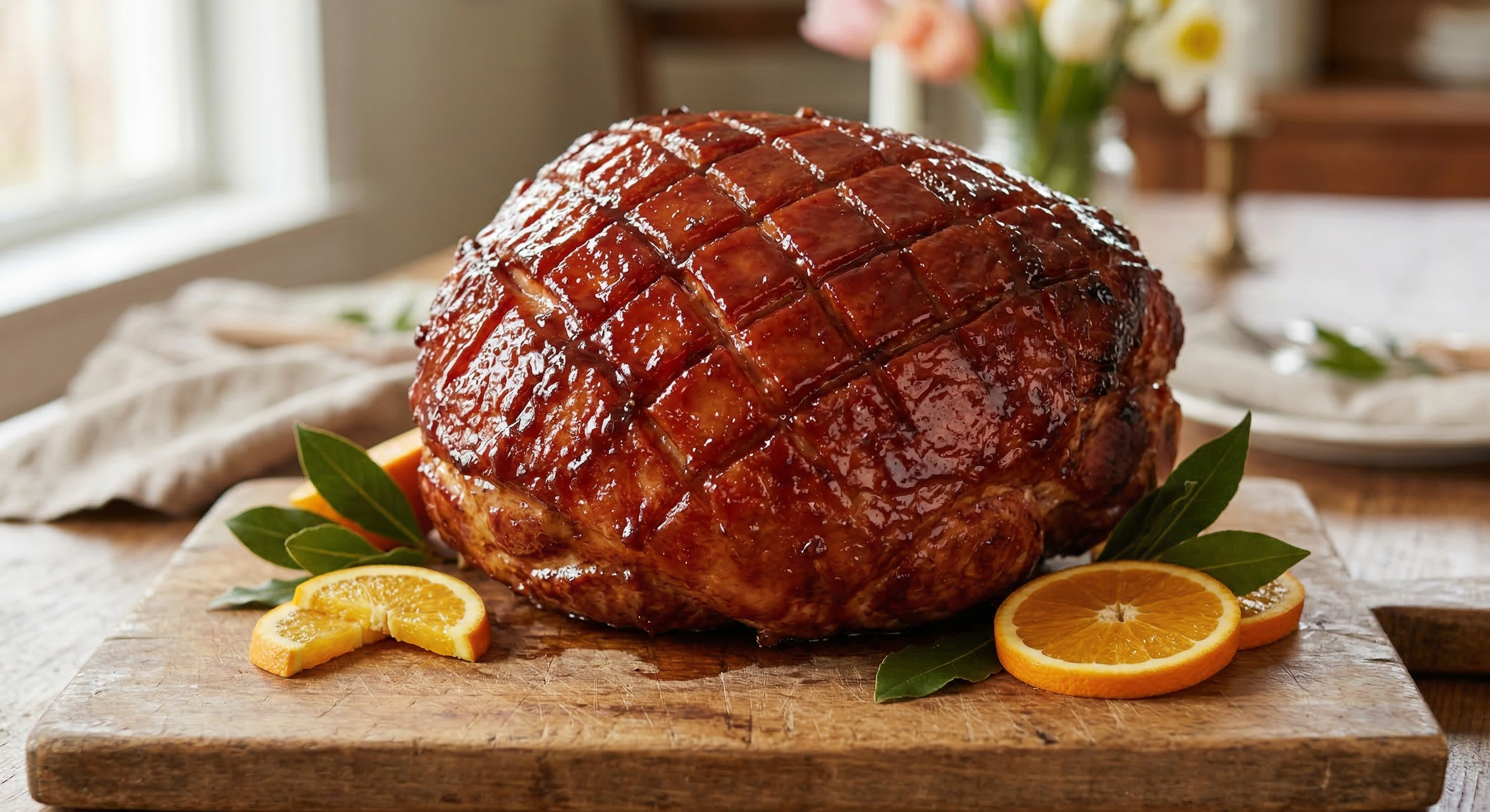 glazed ham